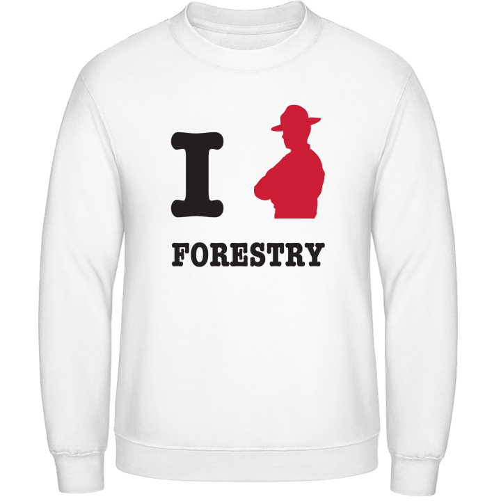 I Love Forestry Sweatshirt contain pic