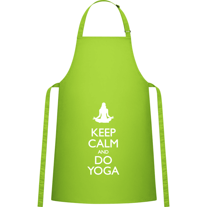 Keep Calm and do Yoga Kitchen Apron contain pic