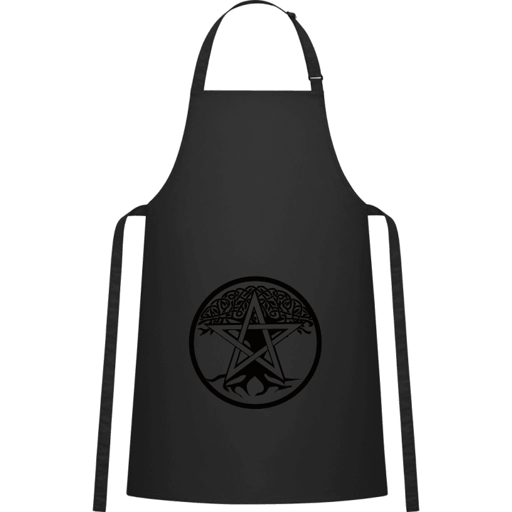 Satanic Cult Pentagram Kitchen Apron contain pic