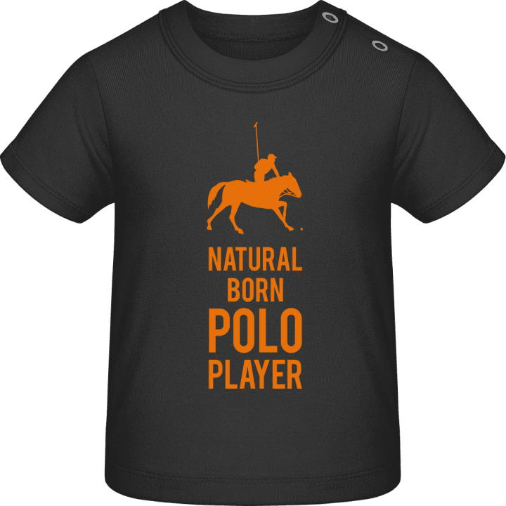 Natural Born Polo Player Camiseta de bebé contain pic