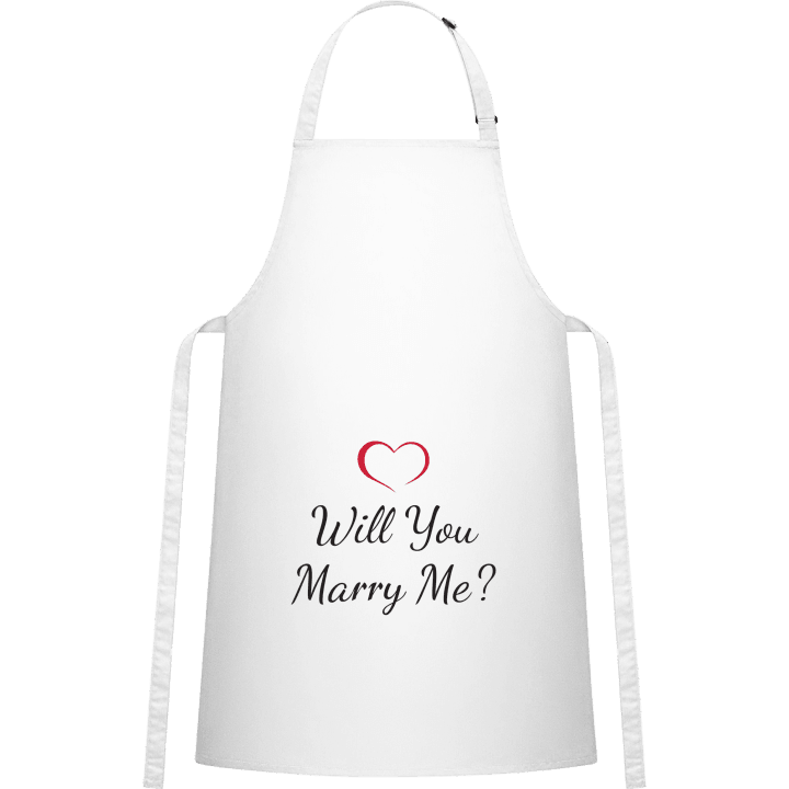 Will You Marry Me Kitchen Apron contain pic