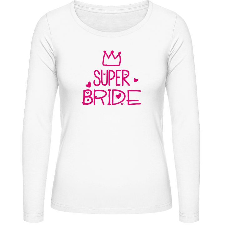 Crown Super Bride Langermet skjorte for kvinner contain pic