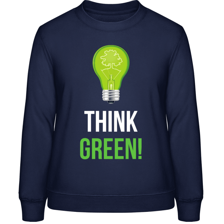 Think Green Logo Genser for kvinner contain pic