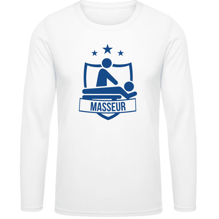 Masseur Coat Of Arms T-shirt à manches longues contain pic