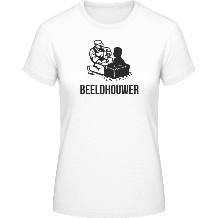 Beeldhouwer T-skjorte for kvinner contain pic