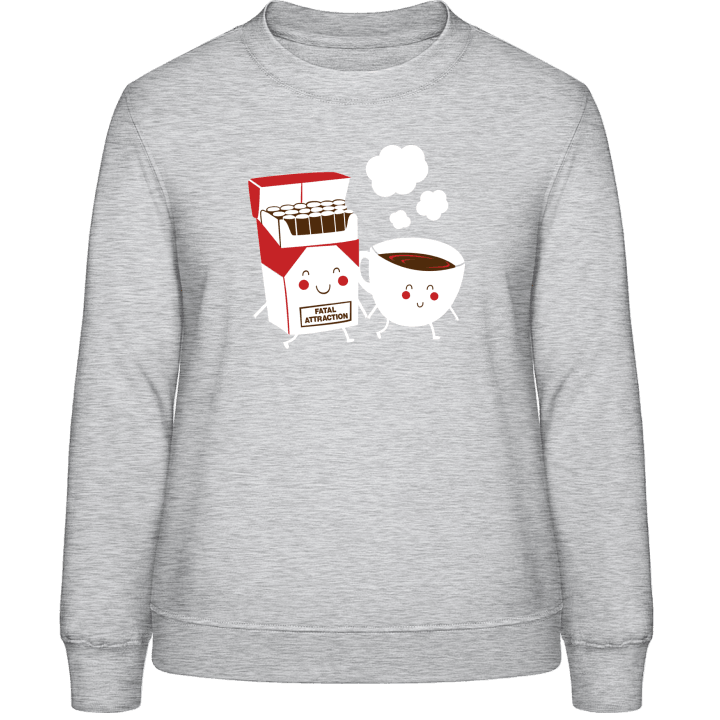 Coffe And Cigarretes Sweatshirt för kvinnor contain pic