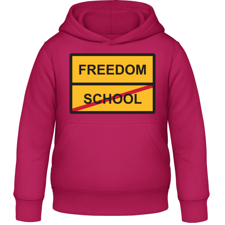 Freedom vs School Sudadera para niños contain pic