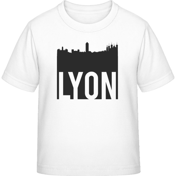 Lyon City Skyline T-skjorte for barn contain pic