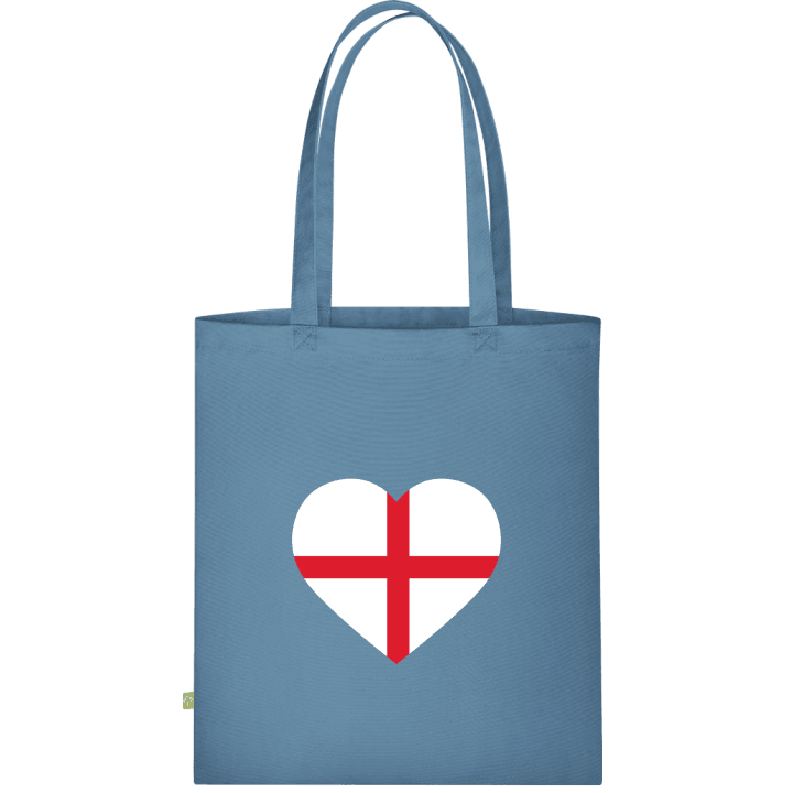 England Heart Flag Väska av tyg contain pic