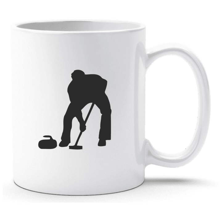 Curling Silhouette Tasse contain pic