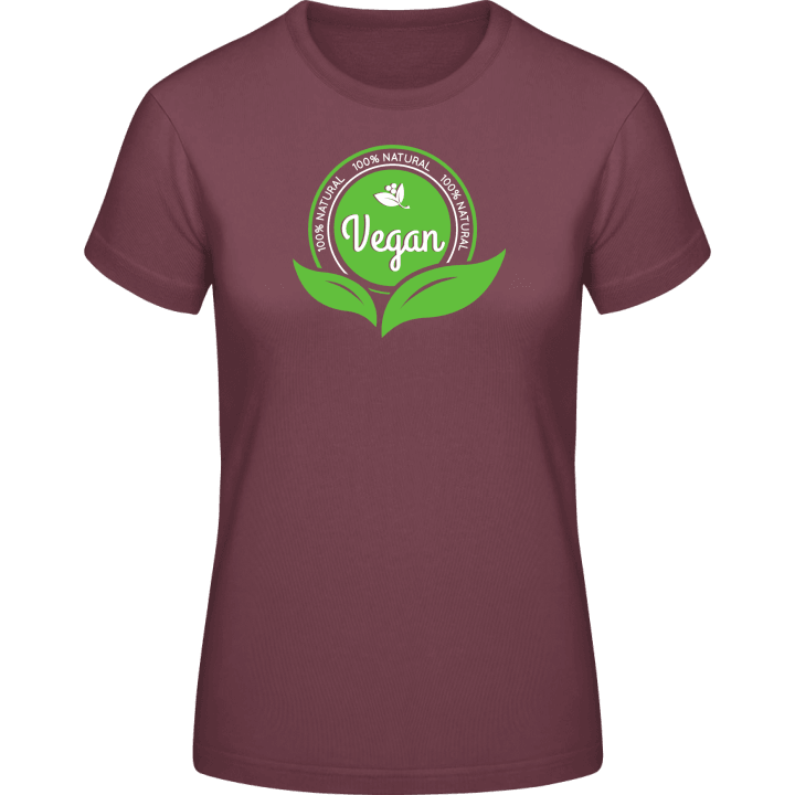 Vegan 100 Percent Natural T-shirt för kvinnor 0 image