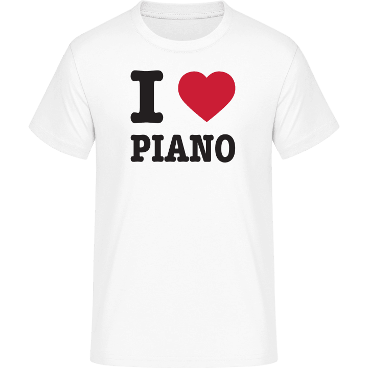 I Love Piano T-skjorte 0 image