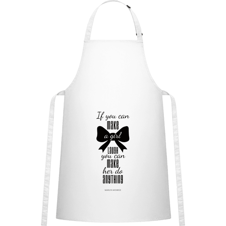 If you can make a girl laugh Kitchen Apron 0 image