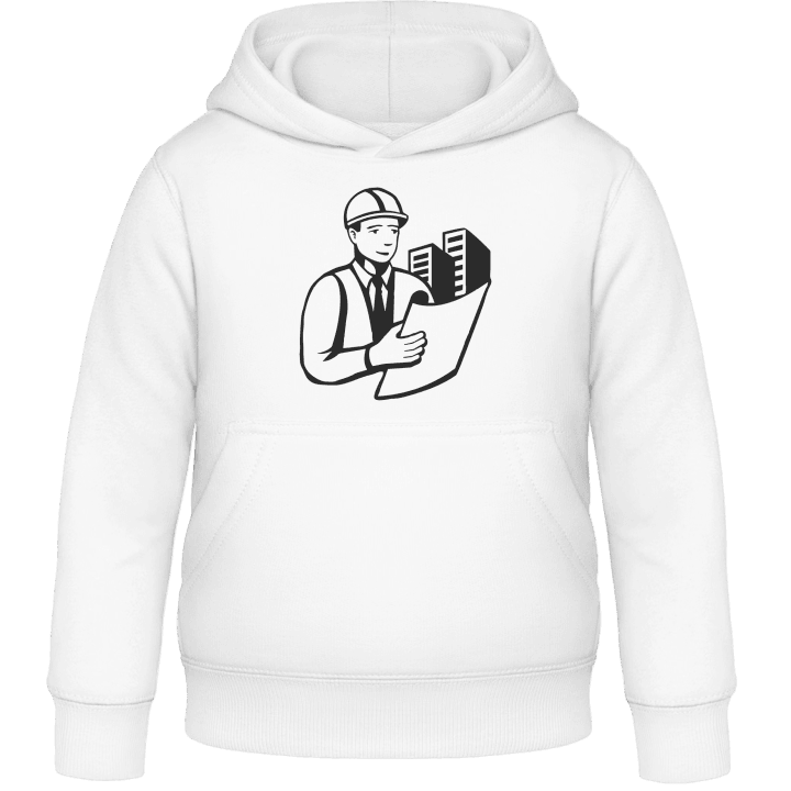 Architect Silhouette Kids Hoodie contain pic