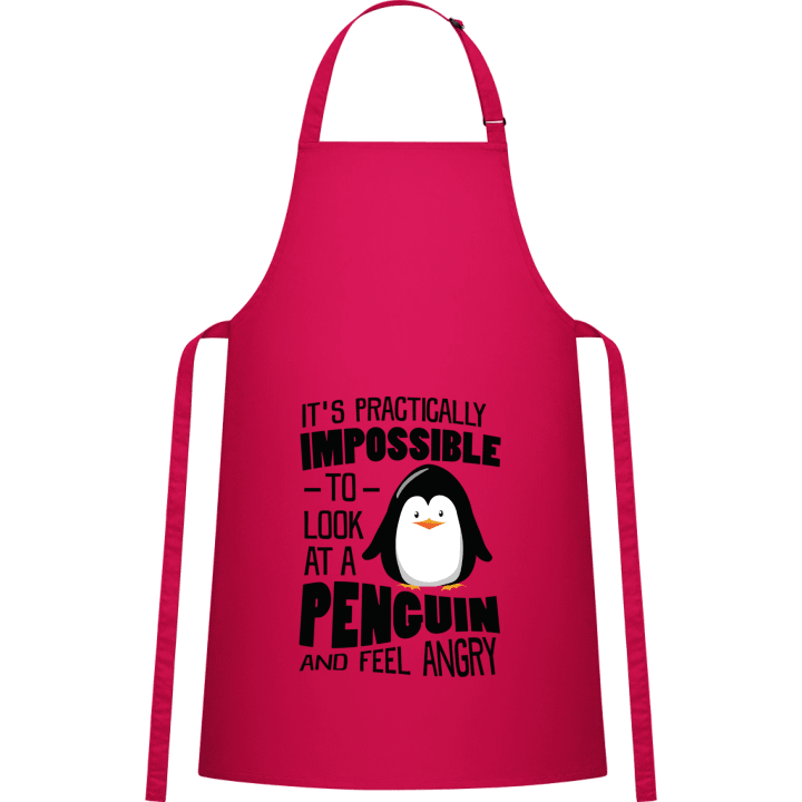 Look At A Penguin And Feel Angry Kitchen Apron 0 image
