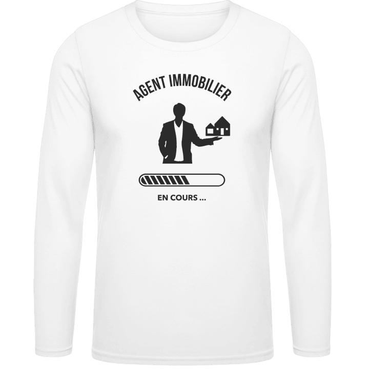 Agent immobilier en cours Long Sleeve Shirt contain pic