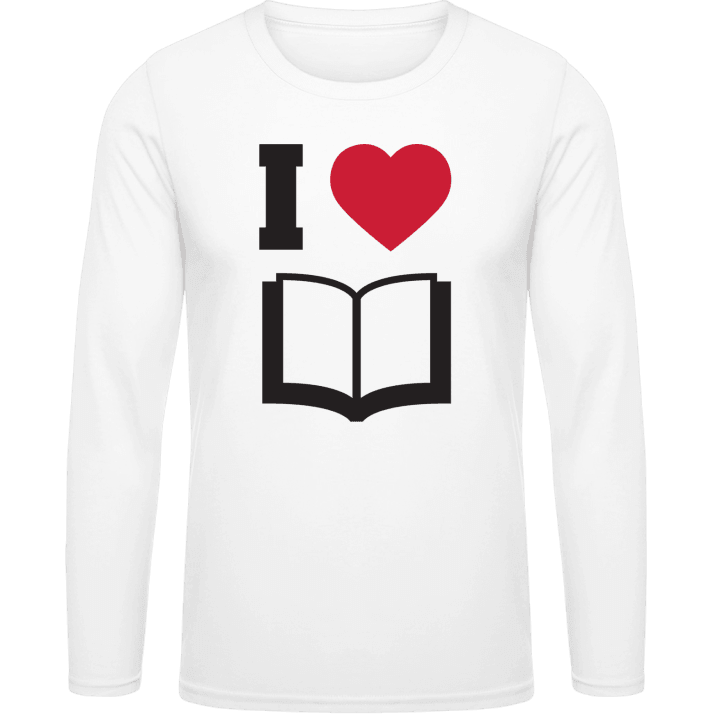 I Love Books Icon Shirt met lange mouwen contain pic