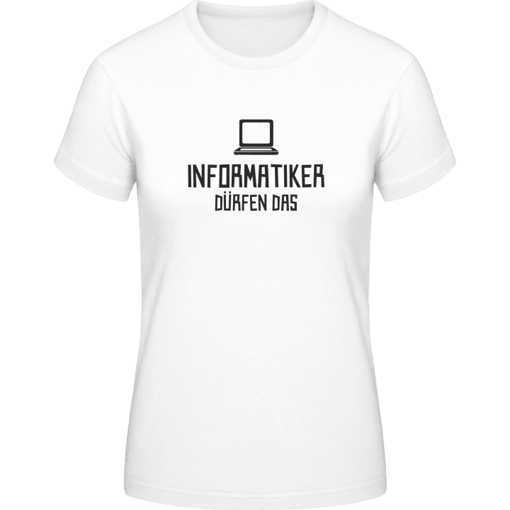 Informatiker dürfen das T-shirt til kvinder 0 image