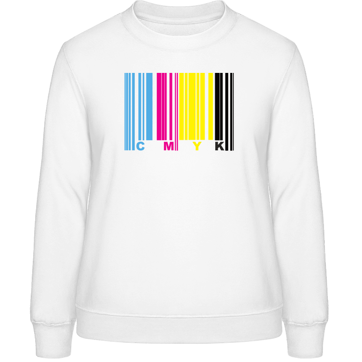 CMYK Barcode Vrouwen Sweatshirt contain pic