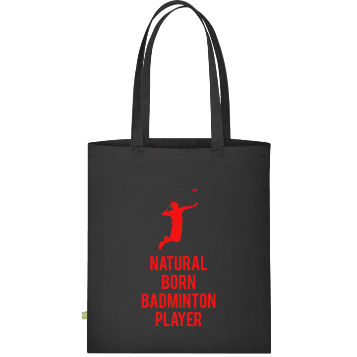 Natural Born Badminton Player Väska av tyg contain pic