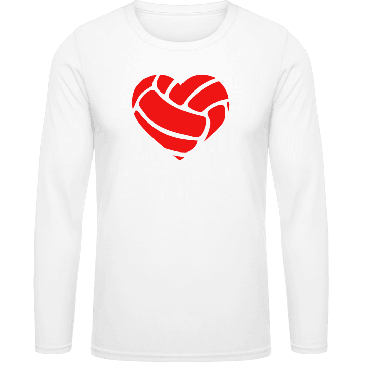 Volleyball Heart T-shirt à manches longues contain pic