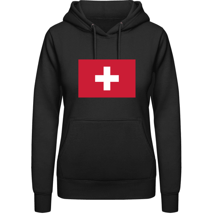 Swiss Flag Vrouwen Hoodie contain pic