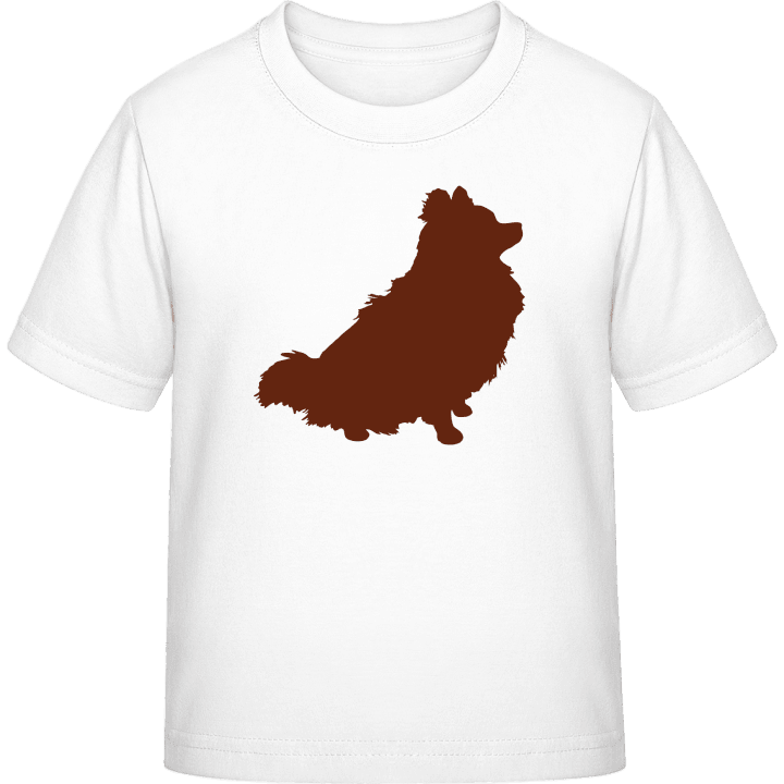 Pomeranian Dog Silhouette Kinder T-Shirt 0 image