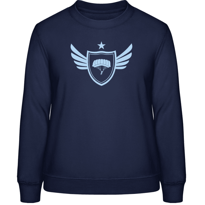 Skydiving Star Sweatshirt för kvinnor contain pic