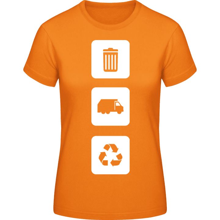 Refuse Collector Icon Frauen T-Shirt contain pic