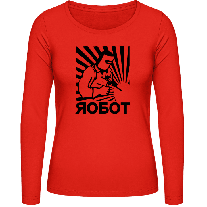 Robot Industry Camisa de manga larga para mujer contain pic