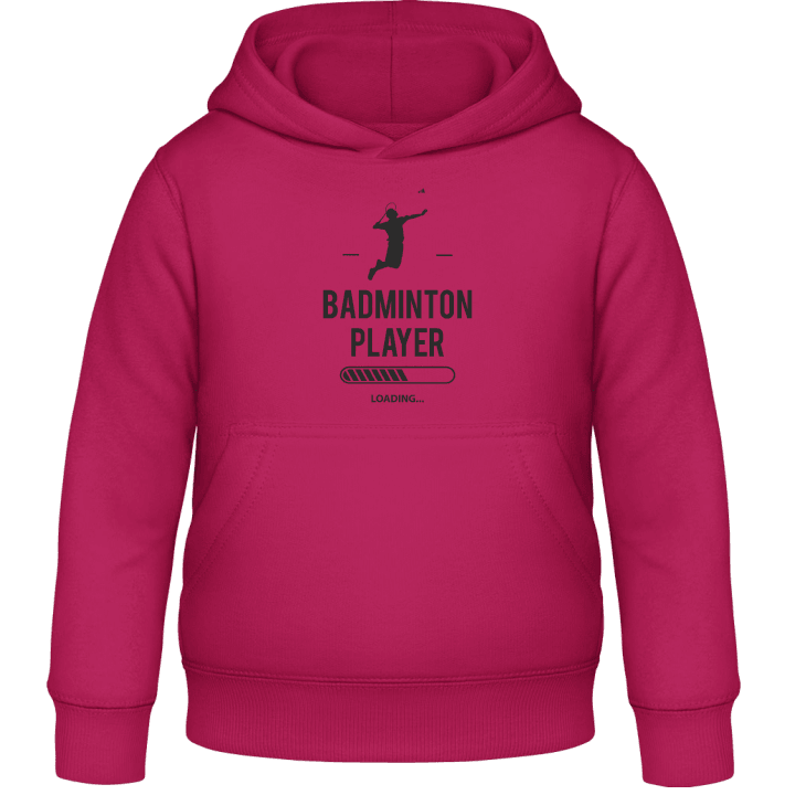 Badminton Player Loading Kids Hoodie contain pic