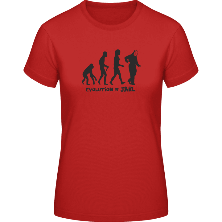 Evolution Of Jarl Frauen T-Shirt contain pic