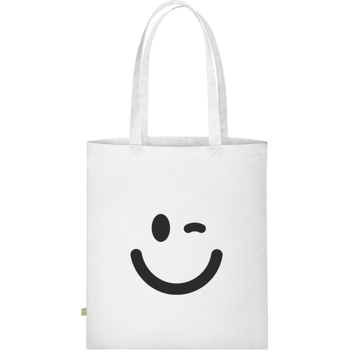 Winking Emoticon Stofftasche contain pic