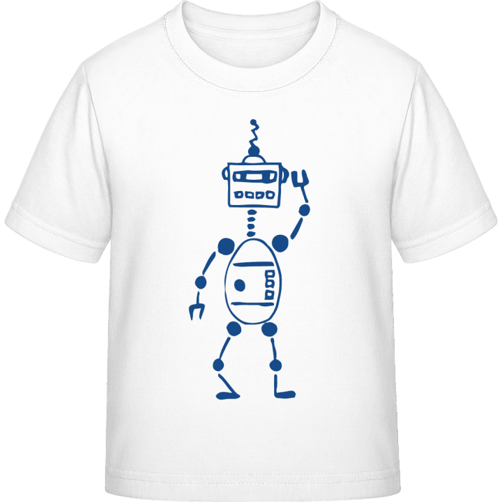 Funny Robot Illustration T-shirt för barn 0 image