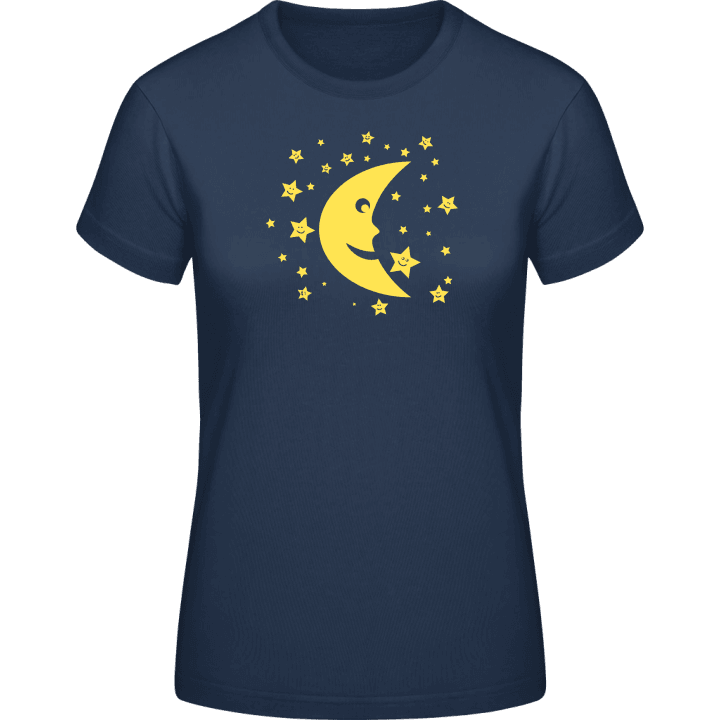 Moon And Stars T-skjorte for kvinner 0 image