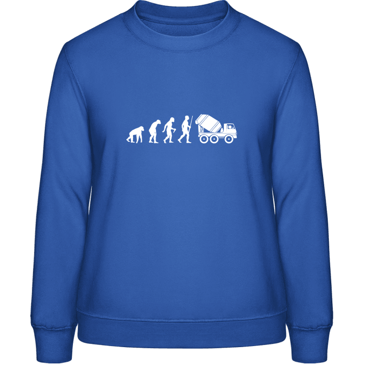 Truck Mixer Evolution Sweatshirt för kvinnor contain pic