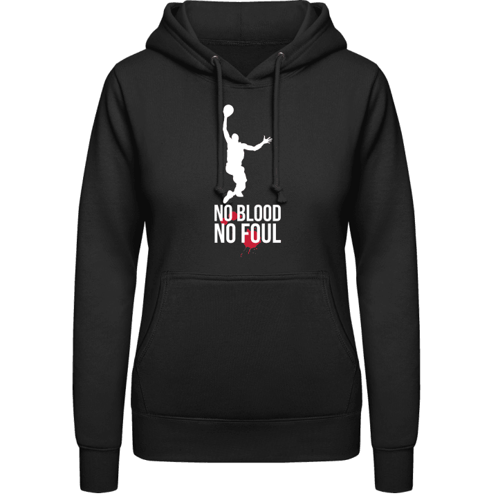 No Blood No Foul Vrouwen Hoodie contain pic