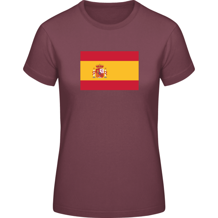 Spain Flag T-shirt för kvinnor contain pic