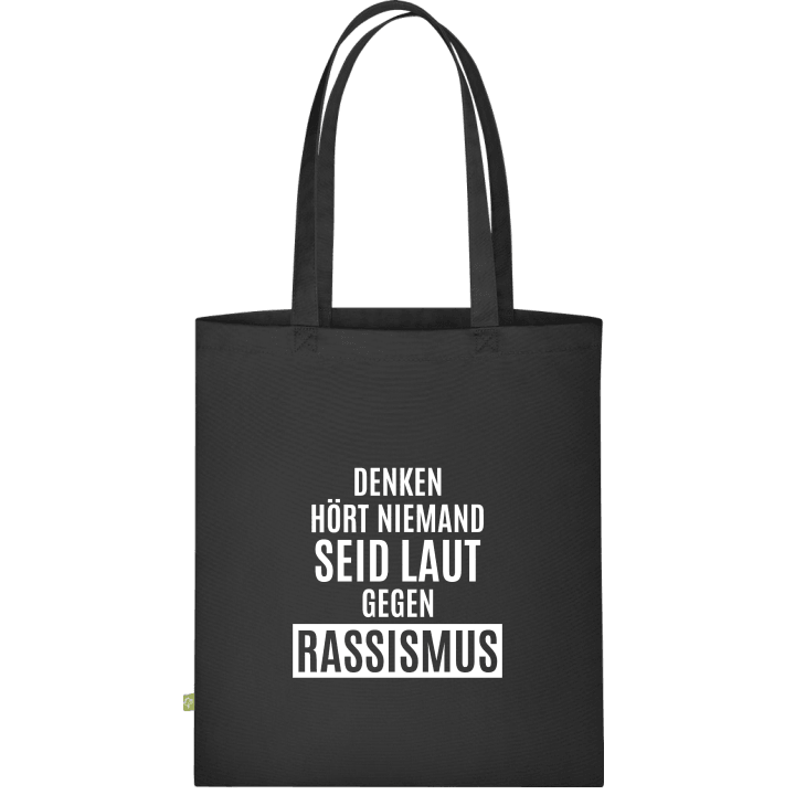 Seid laut gegen Rassismus Väska av tyg contain pic