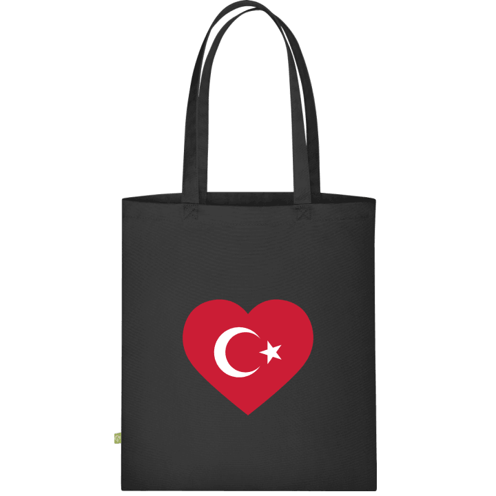 Turkey Heart Flag Bolsa de tela contain pic