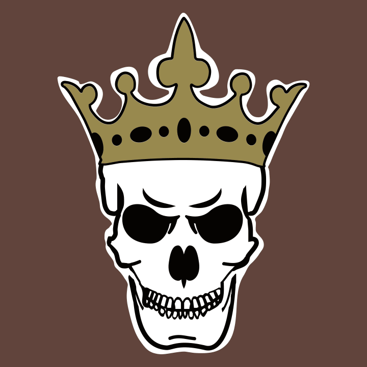King Skull with Crown Langærmet skjorte til kvinder 0 image