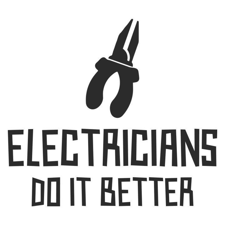 Electricians Do It Better Design Felpa con cappuccio da donna 0 image