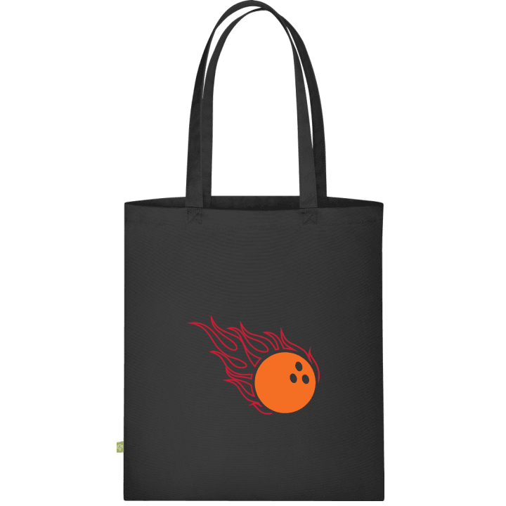 Bowling Ball With Flames Stofftasche contain pic