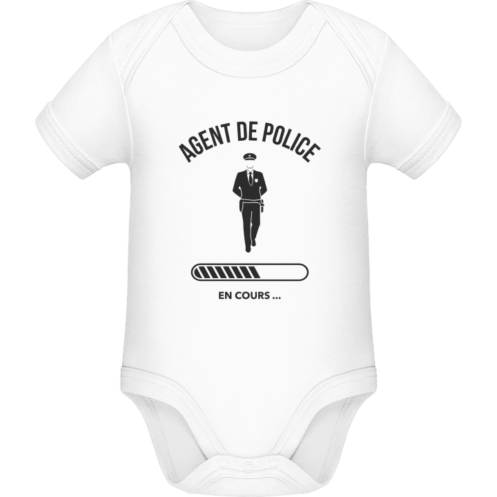 Agent De Police En Cours Baby Strampler contain pic