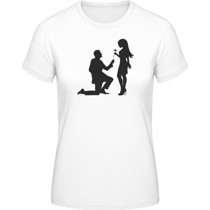 Engagement T-shirt för kvinnor contain pic
