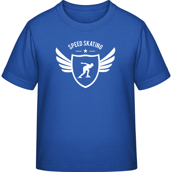 Speed Skating Winged T-shirt för barn contain pic