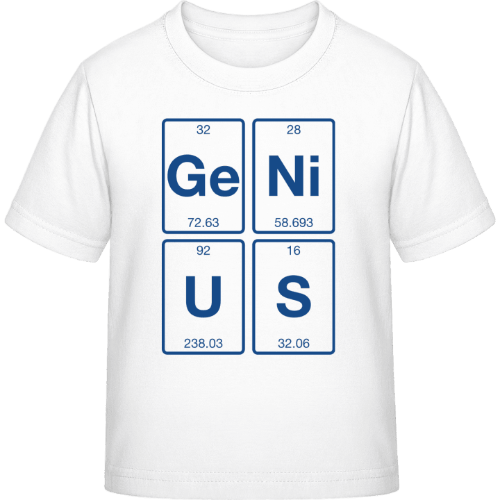 Genius Chemical Elements Camiseta infantil contain pic