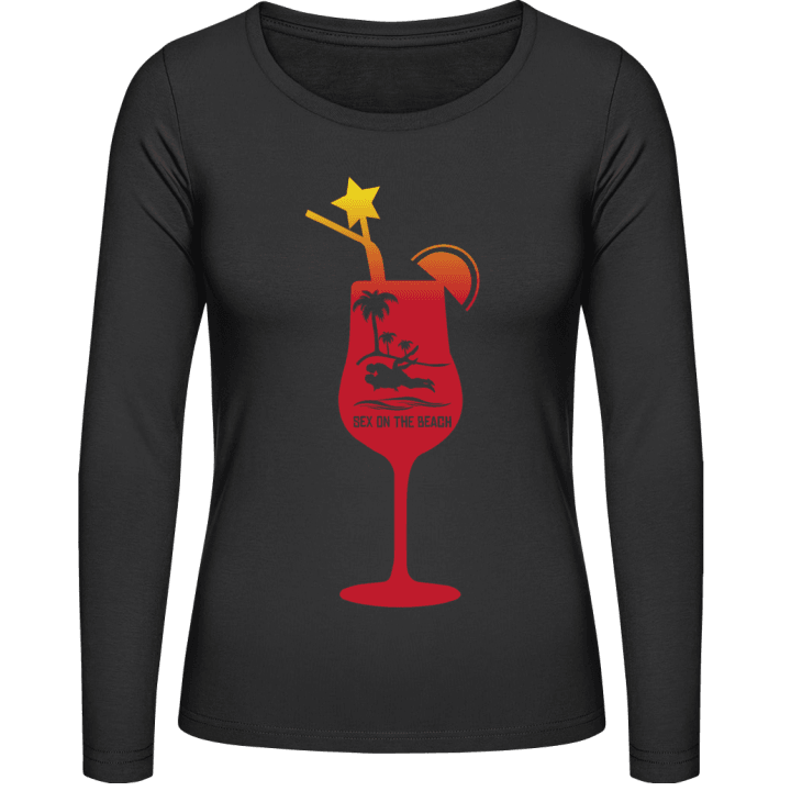 Sex On The Beach Cocktail Vrouwen Lange Mouw Shirt contain pic