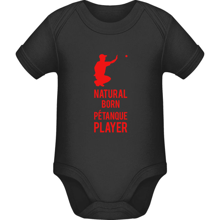 Natural Born Pétanque Player Baby Romper contain pic