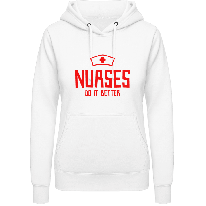 Nurses Do It Better Vrouwen Hoodie contain pic